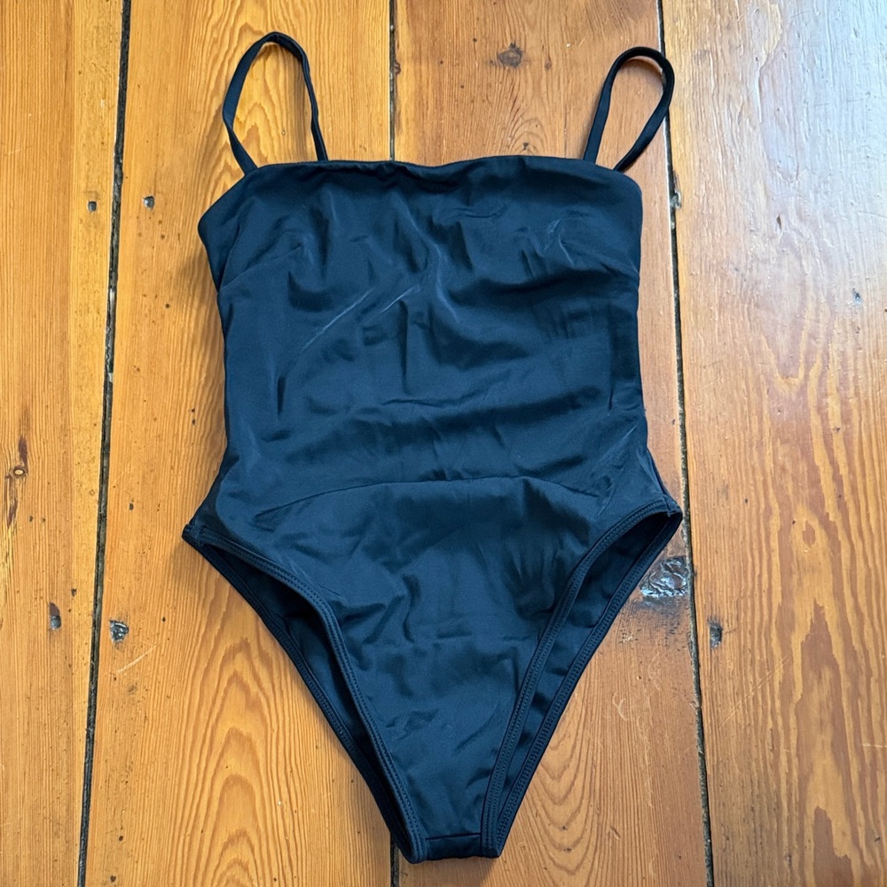 Gooseberry Seaside So Chic One Piece Tank Black size XS